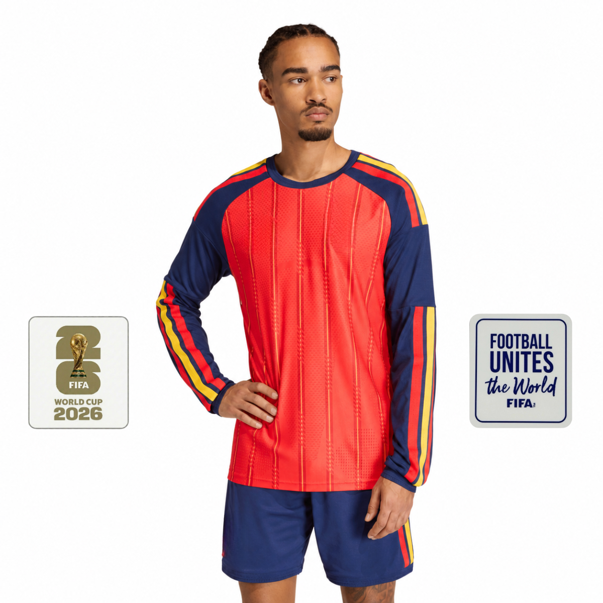 Camiseta Hombre Primera Equipación Manga Larga autentich 26