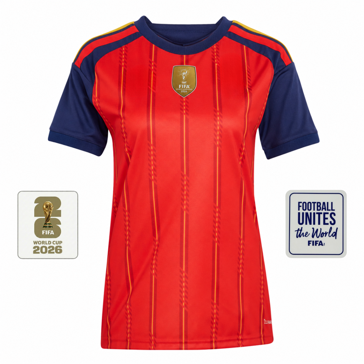 Camiseta Mujer Primera Equipación Crooped 26 - Campeones del Mundo