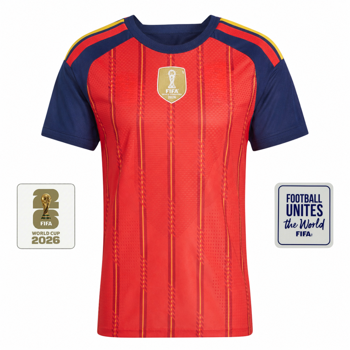 Camiseta Mujer Primera Equipación autentich 26 - Campeones del Mundo