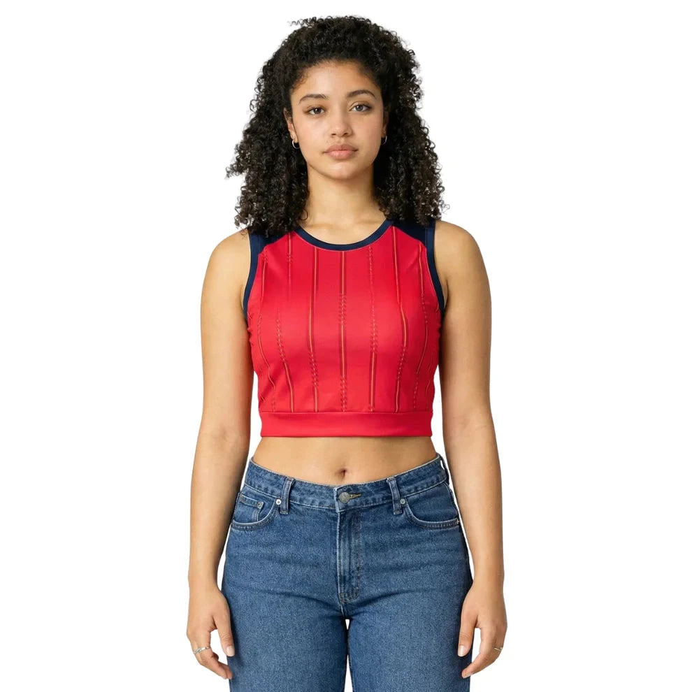 Camiseta Mujer Primera Equipación Crooped 26